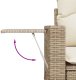 vidaXL 10-elementowy Zestaw Sofy Ogrodowej z Poduszkami Beżowy Rattan Akacja, vidaXL 3-elementowy Zestaw Jadalny Ogrodowy z Poduszkami Beżowy Rattan Akacja 10