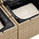 vidaXL 10-elementowy Zestaw Sofy Ogrodowej z Poduszkami Beżowy Rattan Akacja, vidaXL 3-elementowy Zestaw Jadalny Ogrodowy z Poduszkami Beżowy Rattan Akacja 6