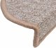 vidaXL Maty na schody 20 szt. Jasnobrązowe 56x17x3 cm 5