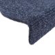 vidaXL Maty na schody samoprzylepne 20 szt. Niebieskie 56x17x3 cm 5