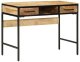 vidaXL Biurko  100x50x75 cm z litego drewna z surowego mango 4