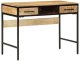 vidaXL Biurko  100x50x75 cm z litego drewna z surowego mango 5