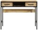 vidaXL Biurko  100x50x75 cm z litego drewna z surowego mango 6