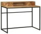 vidaXL Biurko  110x50x87 cm z litego drewna akacjowego 4