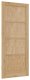 vidaXL Drzwi wewnętrzne  "ORKDAL" 83x202x4 cm z litego drewna sosnowego 5