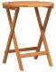 vidaXL Składany stół ogrodowy okrągły 60x72 cm z litego drewna akacjowego 3