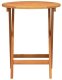 vidaXL Składany stół ogrodowy okrągły 60x72 cm z litego drewna akacjowego 6