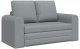 vidaXL Sofa rozkładana  2 w 1 Jasnoszara 148x71x83 cm Tkanina 3