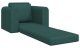 vidaXL Sofa Podłogowa 2 w 1 Ciemnozielona 98x71x83 cm Materiał 5