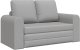 vidaXL Sofa rozkładana 2-w-1 w kolorze chmur szary 148x71x83 cm Tkanina 2
