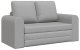 vidaXL Sofa rozkładana 2-w-1 w kolorze chmur szary 148x71x83 cm Tkanina 3