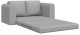 vidaXL Sofa rozkładana 2-w-1 w kolorze chmur szary 148x71x83 cm Tkanina 7