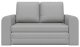 vidaXL Sofa rozkładana 2-w-1 w kolorze chmur szary 148x71x83 cm Tkanina 8