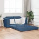 vidaXL Floor Sofa Bed 2 w 1 Niebieska 148x71x83 cm Tkanina 1