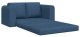 vidaXL Floor Sofa Bed 2 w 1 Niebieska 148x71x83 cm Tkanina 7