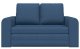vidaXL Floor Sofa Bed 2 w 1 Niebieska 148x71x83 cm Tkanina 8