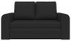 vidaXL Sofa na podłodze z funkcją łóżka 2w1 Czarna 148x71x83 cm Tkanina 8