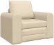 vidaXL Sofa Łóżko 2 w 1 Kremowa 98x71x83 cm Tkanina 2