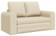 vidaXL Sofa rozkładana 2 w 1  Kremowa 148x71x83 cm Tkanina 3
