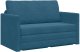 vidaXL Sofa podłogowa 2 w 1 Niebieska 124x204x61 cm Aksamit 2