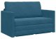 vidaXL Sofa podłogowa 2 w 1 Niebieska 124x204x61 cm Aksamit 3
