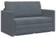 vidaXL Sofa łóżko 2 w 1 Ciemnoszary 124x204x61 cm Welur 3