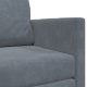 vidaXL Sofa łóżko 2 w 1 Ciemnoszary 124x204x61 cm Welur 10