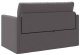 vidaXL Sofa na podłodze 2 w 1  Szara 124x71x78 cm Sztuczna skóra 10