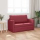 vidaXL Sofa na podłogę łóżko 2-w-1 Czerwony 124x71x78 cm sztuczna skóra 5