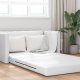 vidaXL Sofa na podłodze  2 w 1 Biała 124x71x78 cm Sztuczna skóra 6