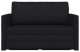 vidaXL Sofa na podłogę Łóżko 2w1 Czarna 124x71x78 cm Sztuczna skóra 8