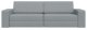 vidaXL Sofa łóżko 2 w 1 jasnoszare 245x150x60.5 cm Tkanina 6