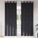 Firany Blackout vidaXL z Oczkami 2 szt. Ciemnoszare Welur 3