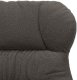 vidaXL Fotel relaksacyjny Ciemnoszary Tkanina przypominająca wełnę 7
