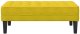 vidaXL ławka  Żółta 113x57x39 cm Aksamit 4