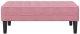 vidaXL ławka  Różowa 113x57x39 cm Aksamit 4