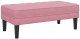 vidaXL ławka  Różowa 113x57x39 cm Aksamit 6