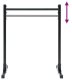 vidaXL Zestaw stacji dipowych  2 szt. Regulowana wysokość 88,5/98,5 cm Stal 8