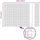 vidaXL vidaXL Ogrodzenie z drutu spawanego 1.4x25 m z ocynkowanej stali 9