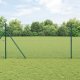 vidaXL Zielone ogrodzenie ze spawanych drutów 1,4x25 m Stal 4