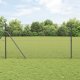 vidaXL Płot spawany Szary 1.2x50 m Stal 3