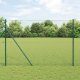 vidaXL płot w kształcie sześciokąta  Zielony 1,6x25 m Stal 4