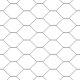 vidaXL Ogrodzenie w kształcie sześciokąta Szare 0.5x10 m Stal 8
