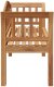 vidaXL Ławka ogrodowa 120x53.5x85 cm z drewna tekowego 6