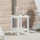 vidaXL Stolik Adirondack  Biały 38x38x45 cm HDPE 1