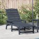 vidaXL Leżak Słoneczny Granatowy 53x162x98,5 cm HDPE 1