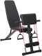 vidaXL Regulowana ławka treningowa  z gumami oporowymi 150 kg Czarna Stal 1