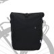 vidaXL Torba rowerowa  na bagażnik 25 L Czarna 33x16x48 cm 1