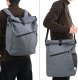vidaXL Torba Rowerowa  na Bagażnik 25 L Szara 33x16x48 cm 1