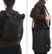 vidaXL Torba rowerowa  na bagażnik 20 L Czarna 31x13x58 cm 1